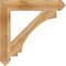 Ekena Millwork Imperial Arts & Crafts Rough Sawn Bracket, Western Red Cedar, 6"W x 40"D x 40"H BKT06X40X40IMP03RWR - alternate 3